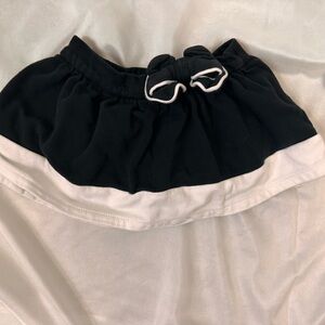 Baby’s Olivia by Gymboree Black and White Skirt With Diaper Cover